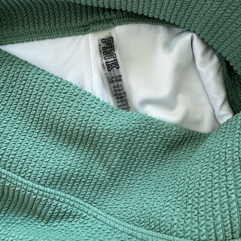 Victoria's Secret PINK Crinkle High-Waist Shortie Bikini Bottom - Picture 4 of 4